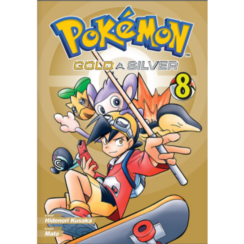 Pokémon 8 (Gold a Silver) – obálka české mangy