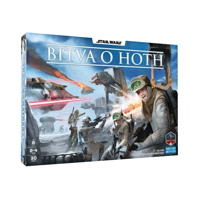Star Wars: Bitva o Hoth – česká válečná desková hra, přední strana krabice