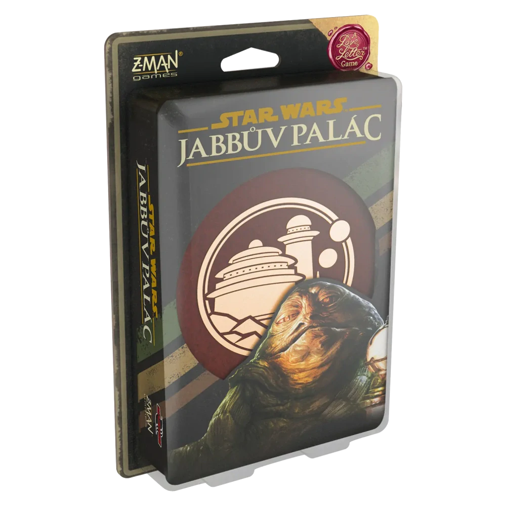 Star Wars: Jabbův palác – česká karetní hra, přední strana krabičky