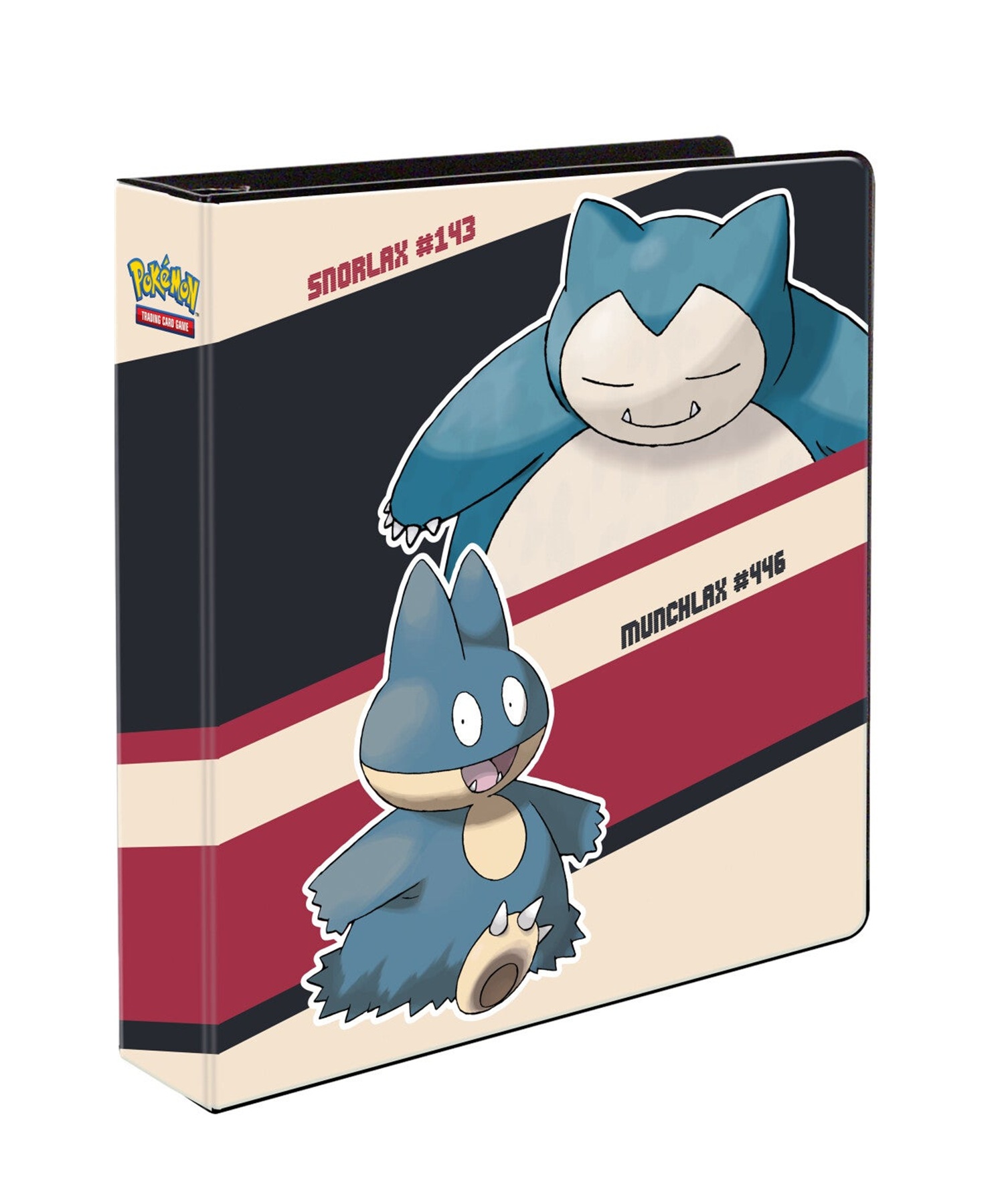 Album na karty Pokémon Snorlax a Munchlax – přední obal