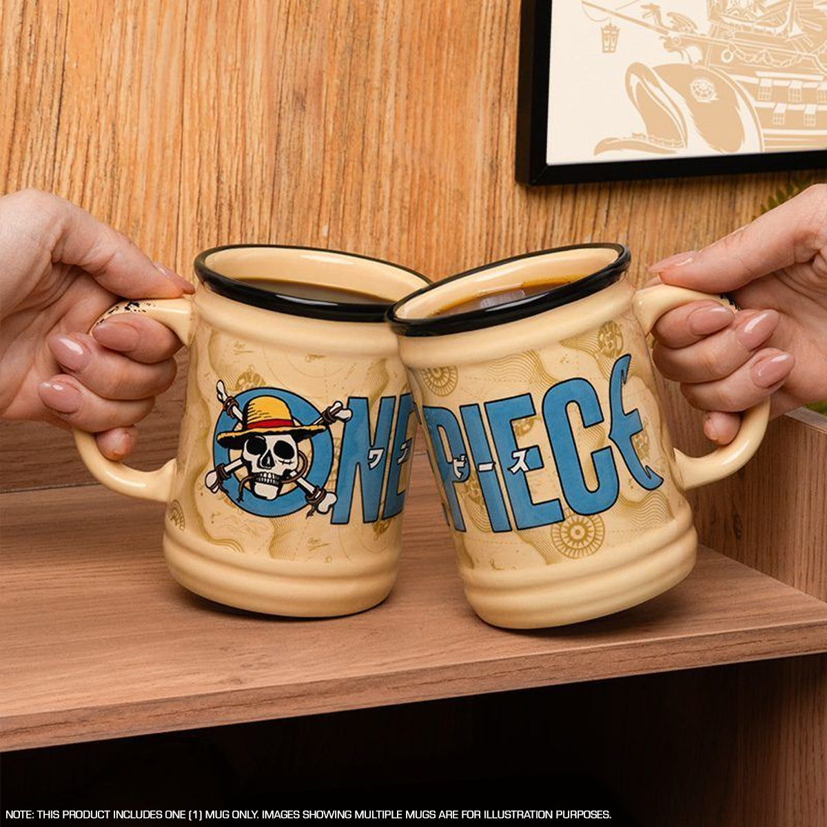 One Piece 3D hrnek Jolly Roger 350 ml Paladone PP14651OPNF – hlavní produktová fotografie