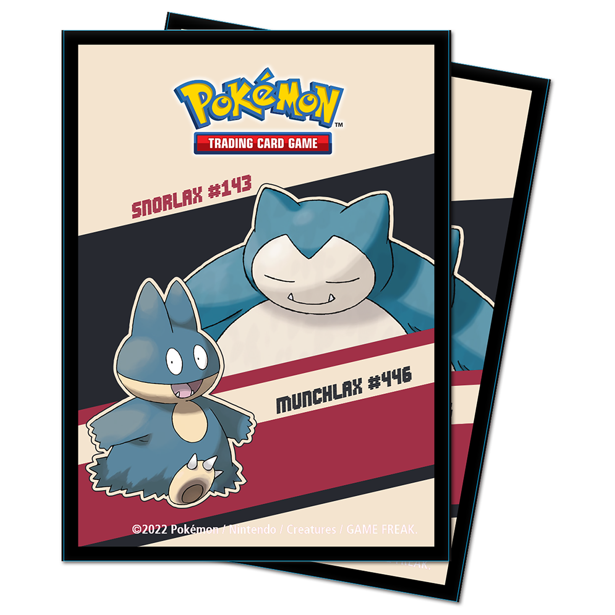 Pokémon Ultra PRO Deck Protector Snorlax & Munchlax – obaly na karty, 65 ks