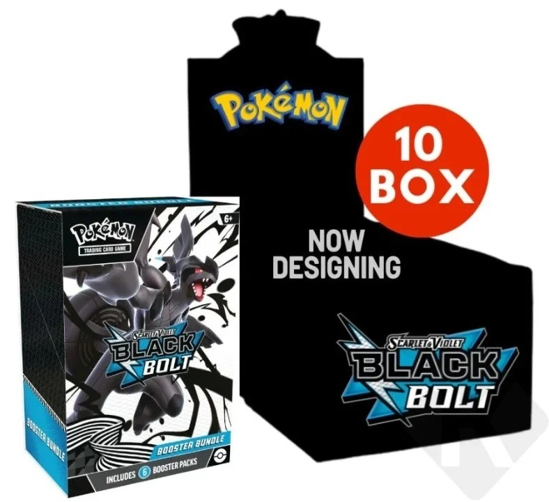 Pokémon Scarlet & Violet - Black Bolt Booster Bundle 10x - Case