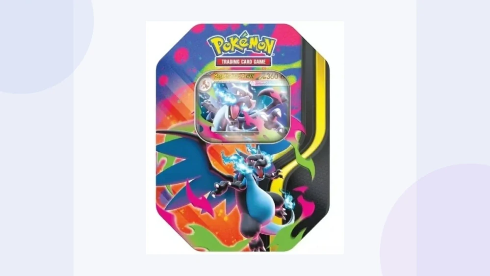 Pokémon TCG: Mega Charizard Tin - Mega Charizard X ex