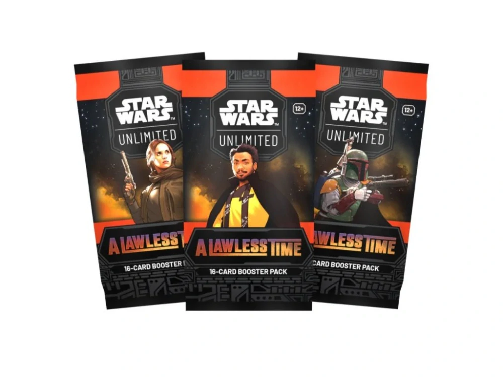 Star Wars: Unlimited – A Lawless Time Booster (EN), přední strana balení