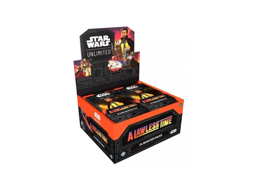 Star Wars: Unlimited – A Lawless Time Booster Box (EN), přední strana balení