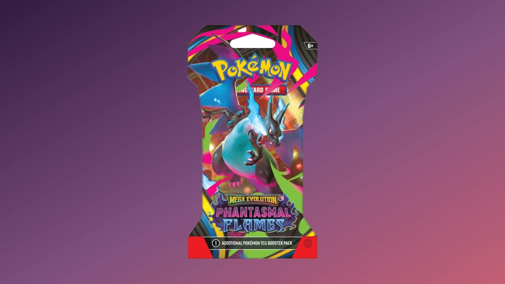 Pokémon TCG: Mega Evolution – Phantasmal Flames Sleeved Booster Pack