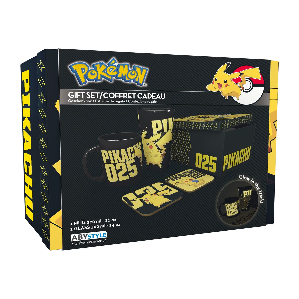 Pokémon dárkový set Pikachu ABYstyle GFB0108 – kompletní produkt