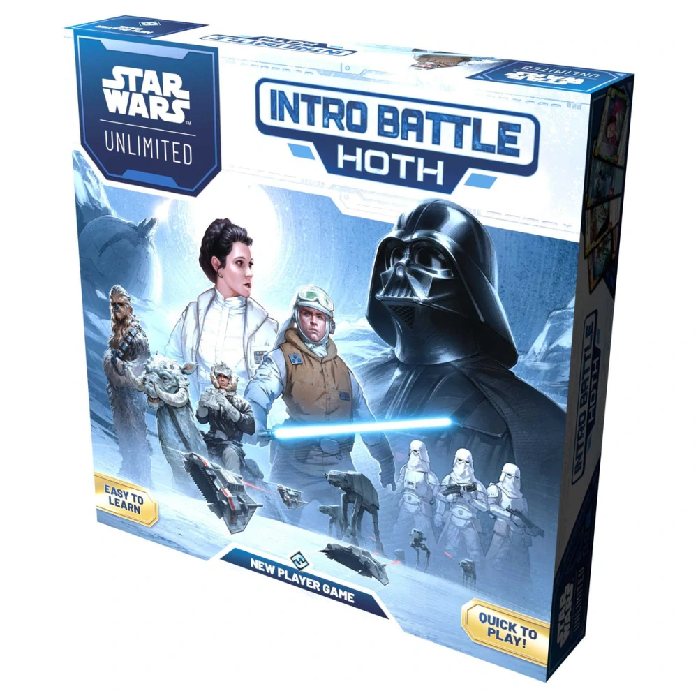 Star Wars: Unlimited – Intro Battle: Hoth, druhý pohled na krabici