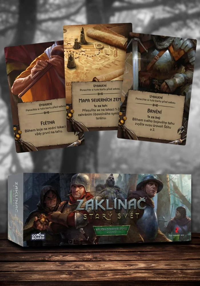 Zaklínač: Starý svět – Balíček dobrodružství, obsah balení