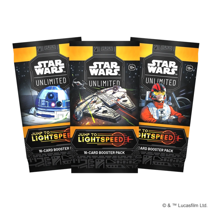 Star Wars: Unlimited – Jump to Lightspeed, vyobrazenà boosterů