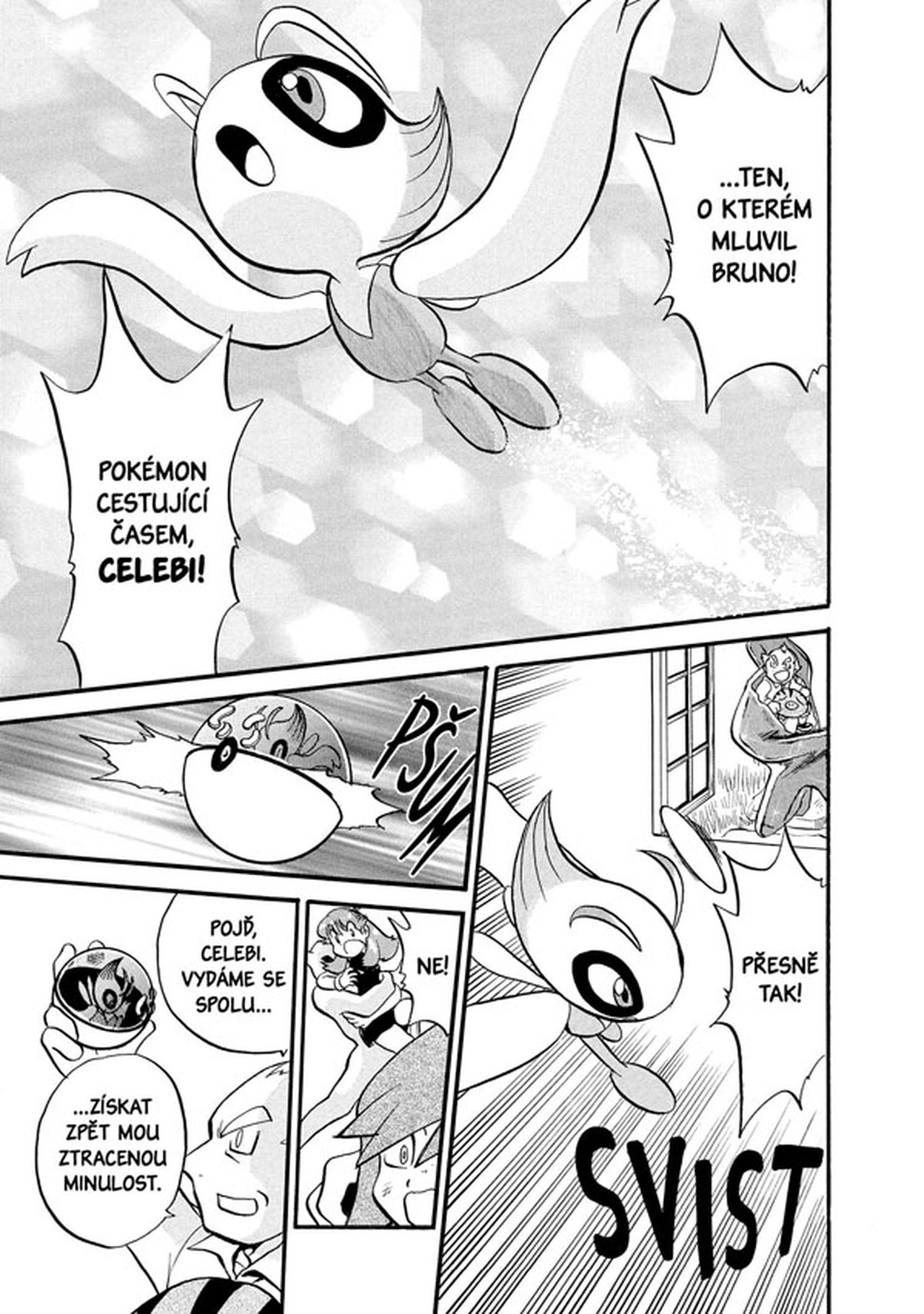Pokémon 15 (Gold a Silver / Ruby a Sapphire) – ukázka vnitřní strany mangy