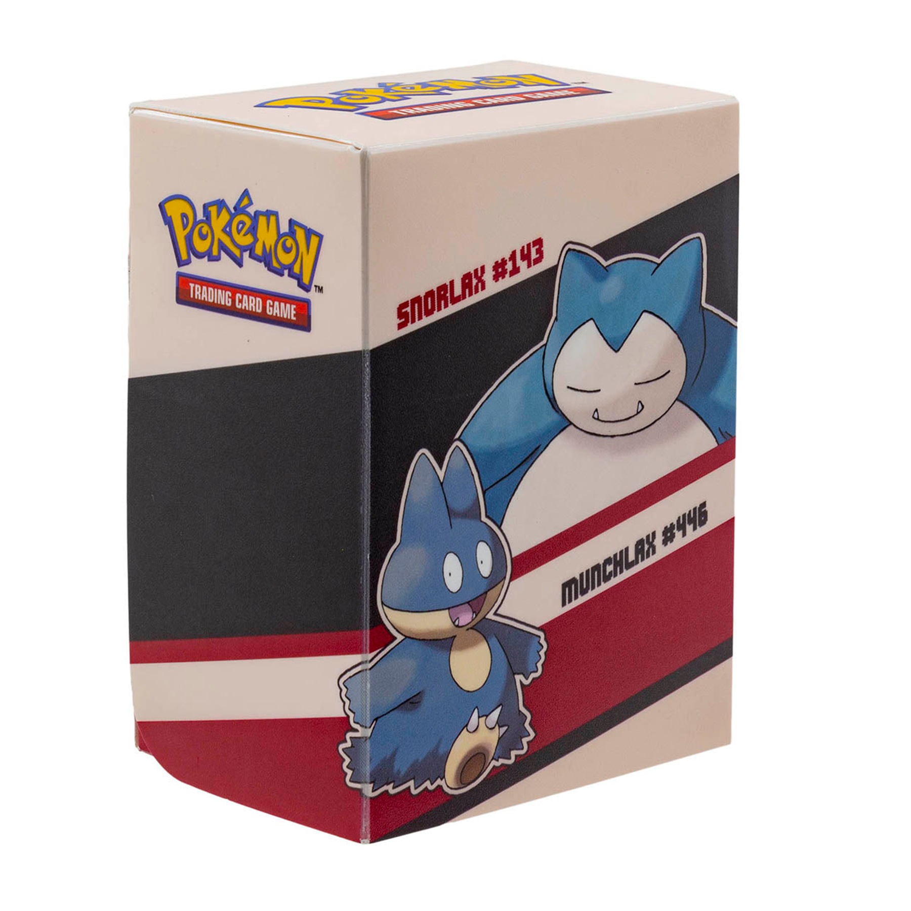 Boční úhel Pokémon Ultra PRO Full-View Deck Boxu Snorlax & Munchlax