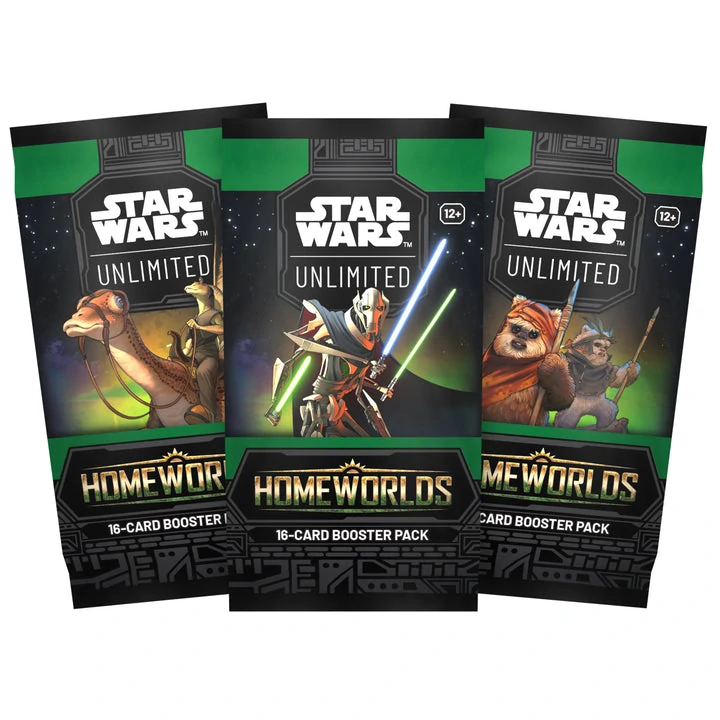 Star Wars: Unlimited – Homeworlds, vyobrazenà boosterů