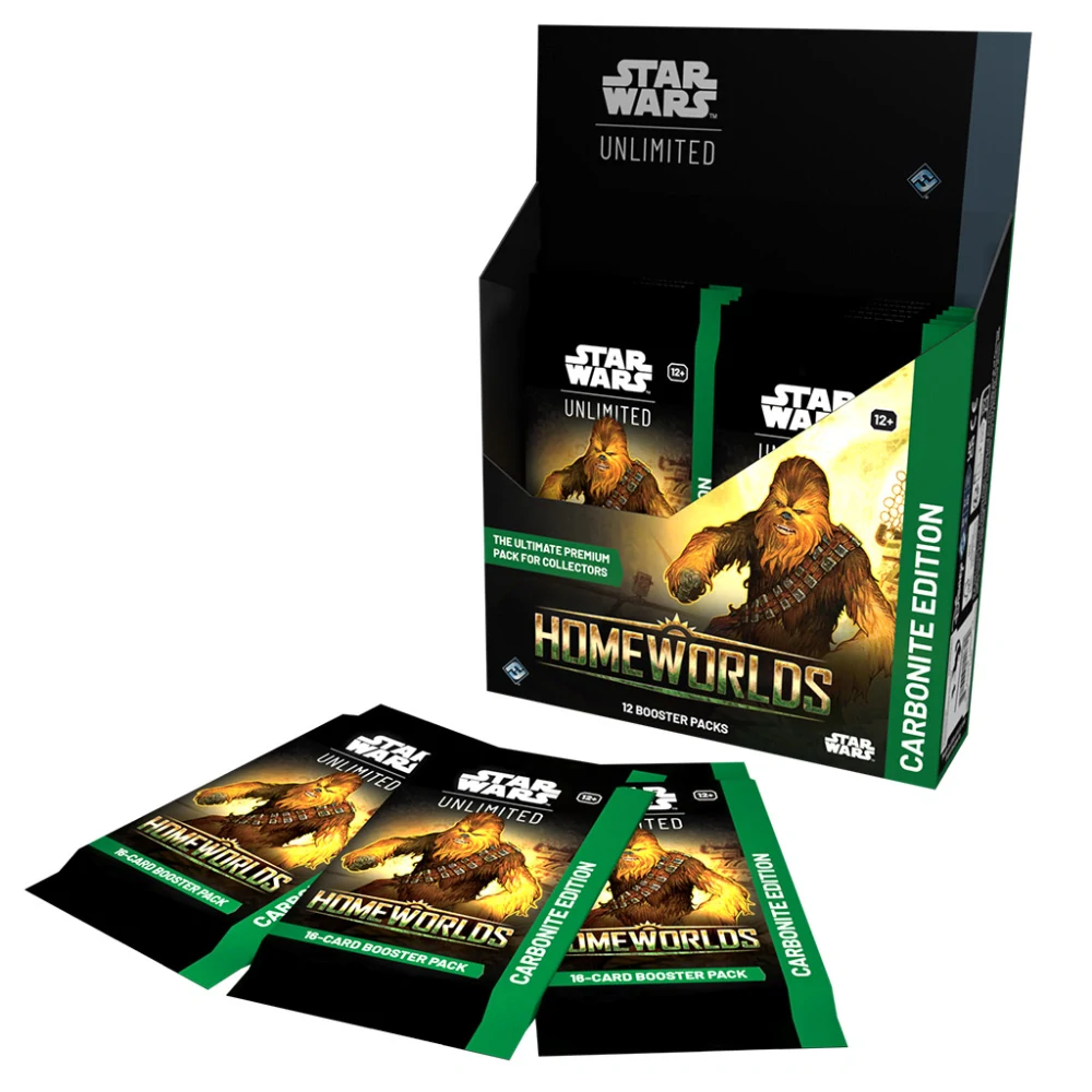 Star Wars: Unlimited â€“ Homeworlds Carbonite Edition, prototypovĂ© vyobrazenĂ­ displaye
