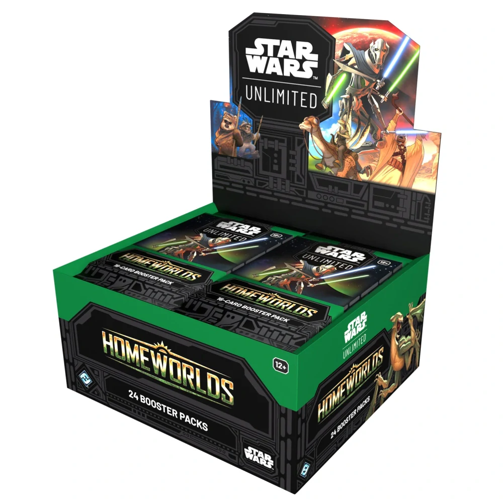 Star Wars: Unlimited – Homeworlds Booster Box, dalšà pohled na balenĂ