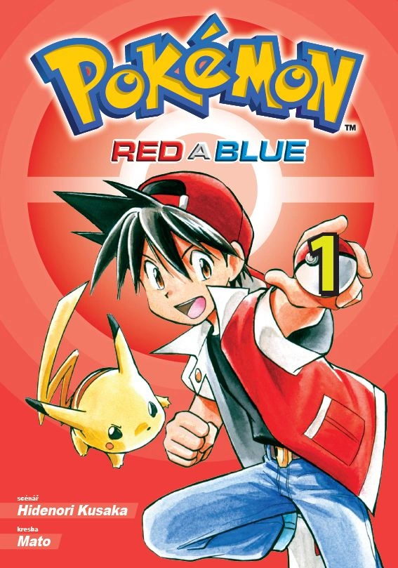 Pokémon manga 1 – obálka svazku zařazeného do kompletní sady 1–20