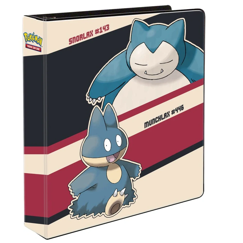 Kroužkové album Pokémon Snorlax a Munchlax – pohled z boku