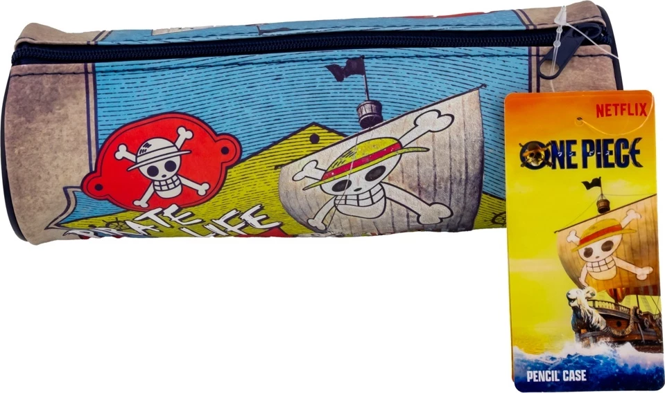 Penál One Piece Live Action Going Merry – detail motivu na pouzdru
