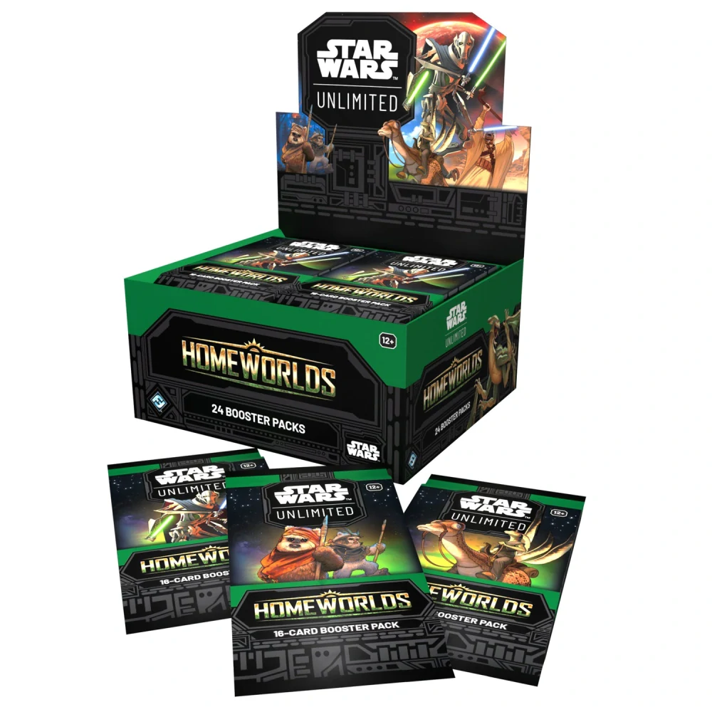 Star Wars: Unlimited – Homeworlds Booster Box a balenà boosterů