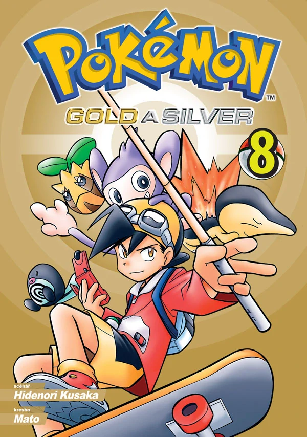 Pokémon manga 8 – obálka svazku zařazeného do kompletní sady 1–20