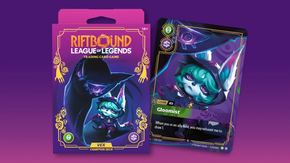 Unleashed Champion Deck Vex (EN) – balení a karty