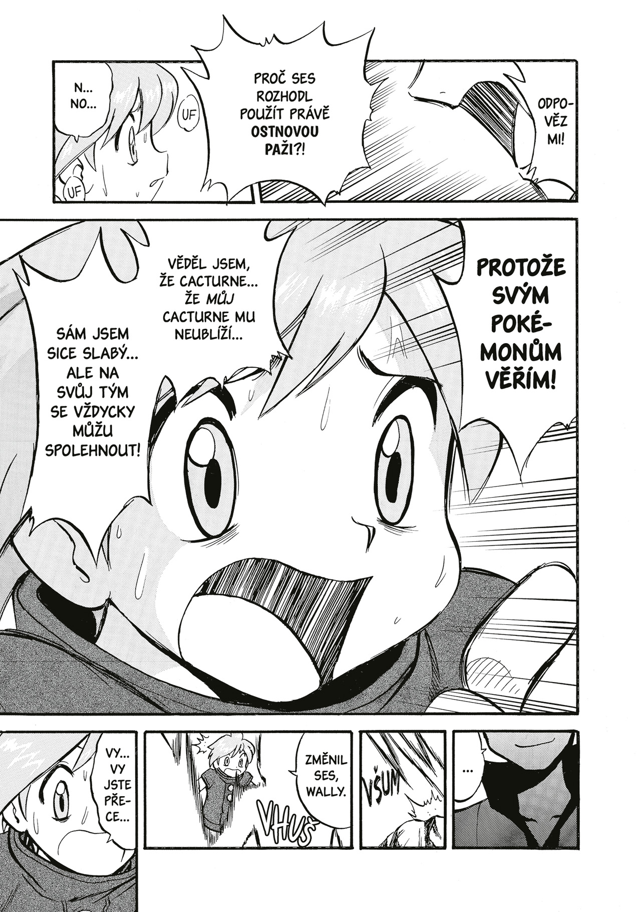 Pokémon 20 (Ruby a Sapphire) – ukázková stránka s Wallym