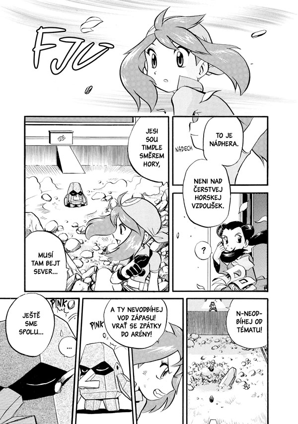 Pokémon 16 (Ruby a Sapphire) – ukázka vnitřní strany mangy