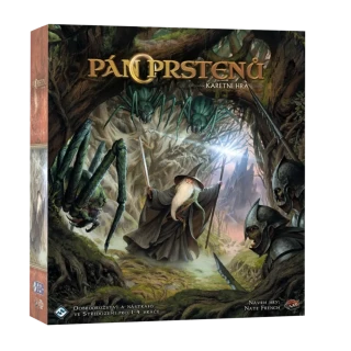 Pán prstenů: karetní hra – revidované české vydání, přední strana krabice