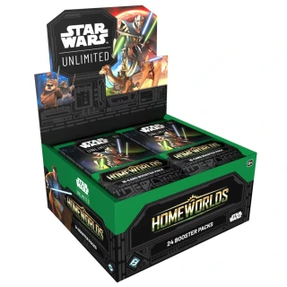 Star Wars: Unlimited – Homeworlds Booster Box (EN), přední strana balení