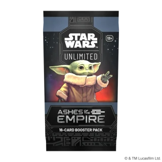 Star Wars: Unlimited – Ashes of the Empire Booster (EN), přední strana balení